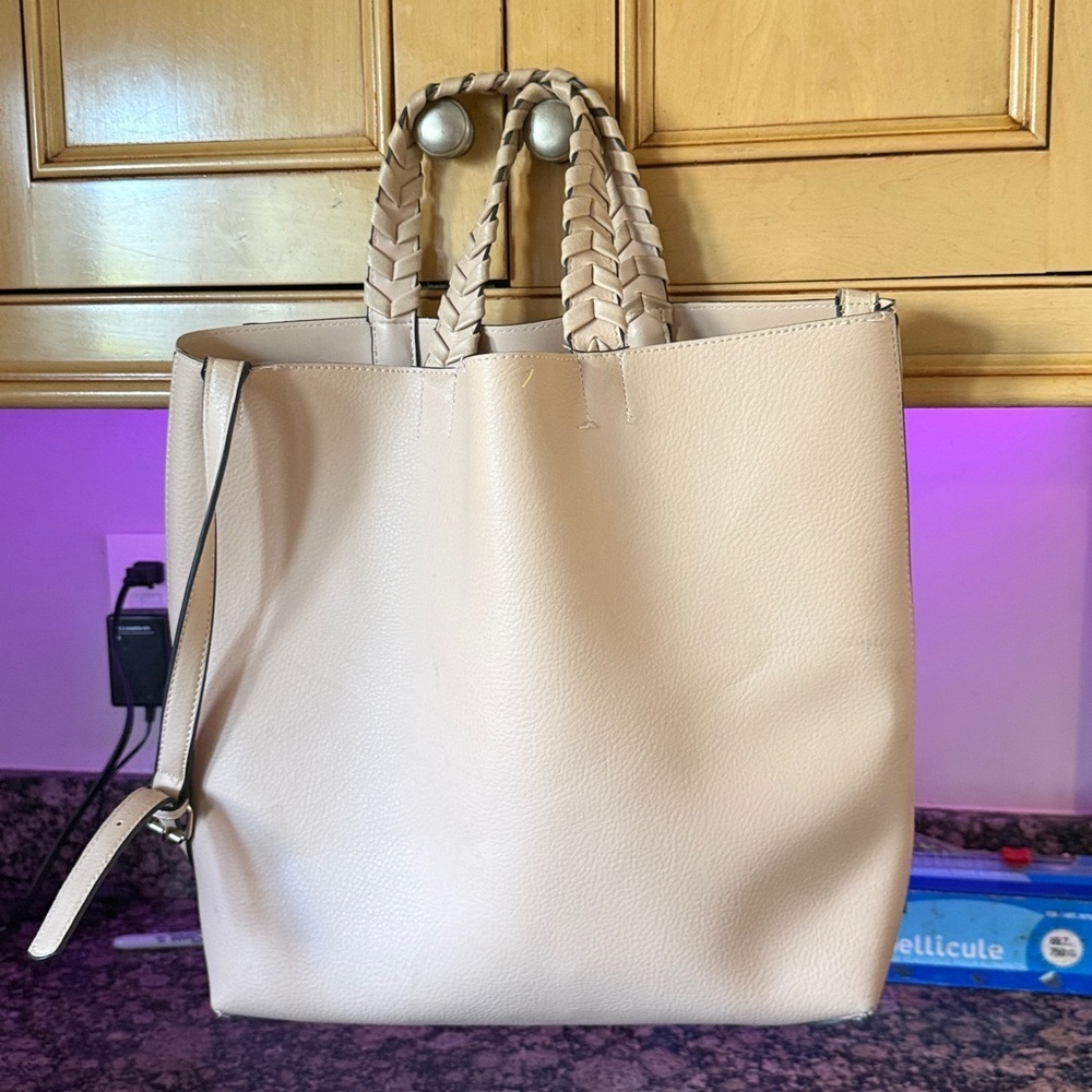 JULES KAE ladies large tote, good condition long adjustable strap short handles - Picture 10 of 16